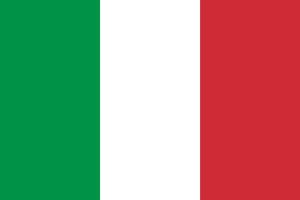 گاز صفحه ای با قطعات ایتالیا پرچم ایتالیا