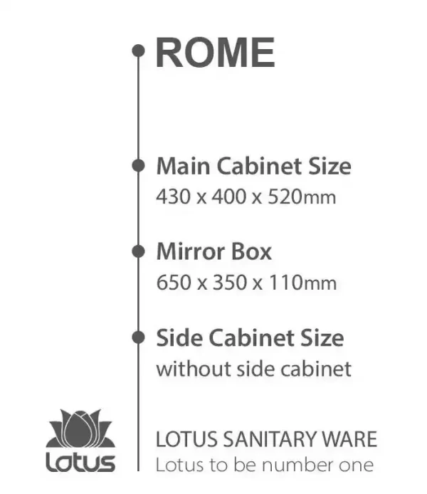 خرید و قیمت روشویی و کابینت لوتوس lotus طرح آرت دکو ، کابینت و روشویی پی وی سی pvc مدل رم ROME سایت ریموند فروشگاه ریموند
