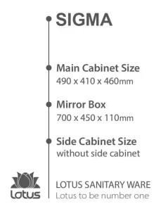 خرید و قیمت روشویی و کابینت لوتوس lotus طرح چوب ، کابینت و روشویی پی وی سی pvc مدل سیگما Sigma