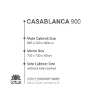 خرید و قیمت روشویی و کابینت لوتوس lotus ، کابینت و روشویی پی وی سی pvc مدل کازابلانکا 900 casablanca