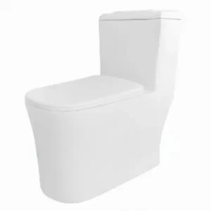 توالت فرنگی مروارید مدل آفا 72 سایز 72 توالت فرنگی رنگی مشکی طوسی و کلکته از نمای بغل